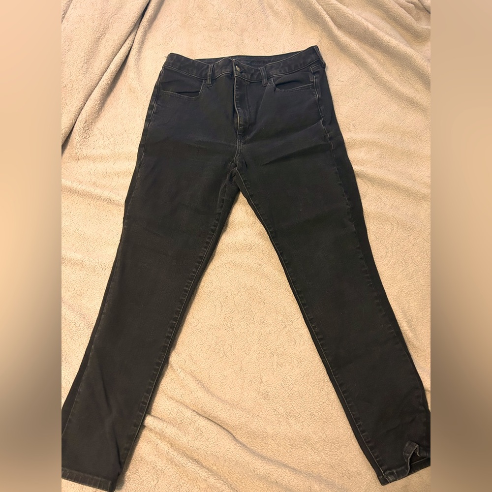 American Eagle super high-rise jegging,women’s size 14 regular. No smoking house